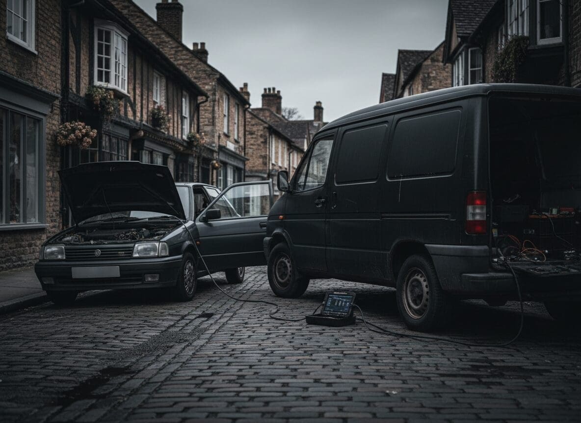 Repair My AdBlue mobile mechanic van set up for an AdBlue tank repair in the West Midlands